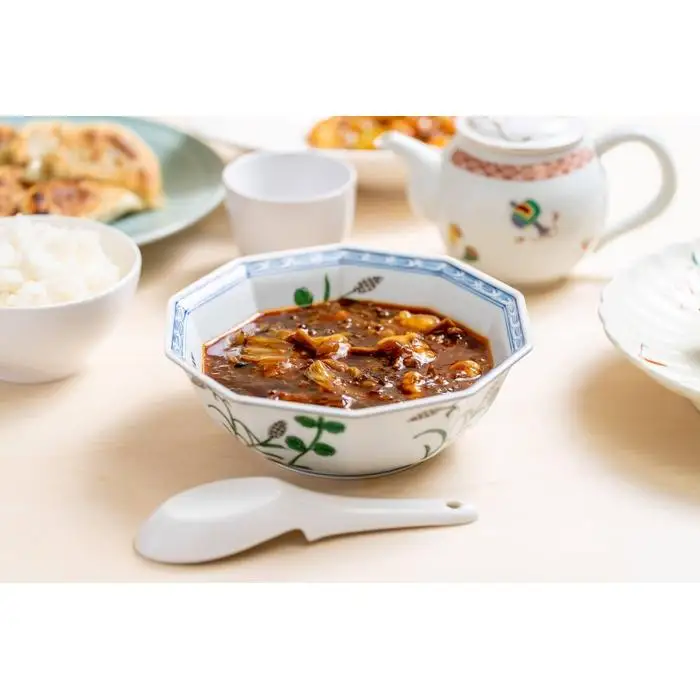 福岡市の中華料理屋「ぱんだのゴハン」の中華6品セット（博多もつ麻婆/海老チリ/山椒辛子明太子/熊猫餃子/糸島ハス飯/黒酢スブタ） | 食品 加工食品 人気 おすすめ 送料無料