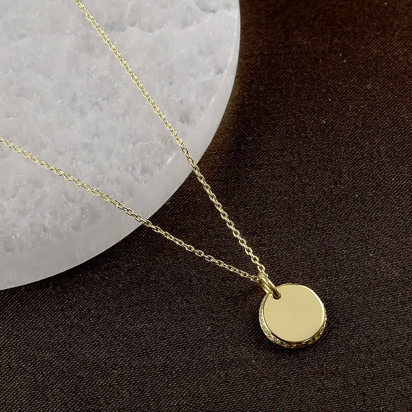  24金 ペンダントトップ ダイヤ 24金 ネックレス 鍛造 ゴールド ダイヤモンド 0.13ct プレート 24k k24 シンプル サークル 丸 シンプル 人気 山梨県 昭和町 送料無料 240401401dk24m SWAA151