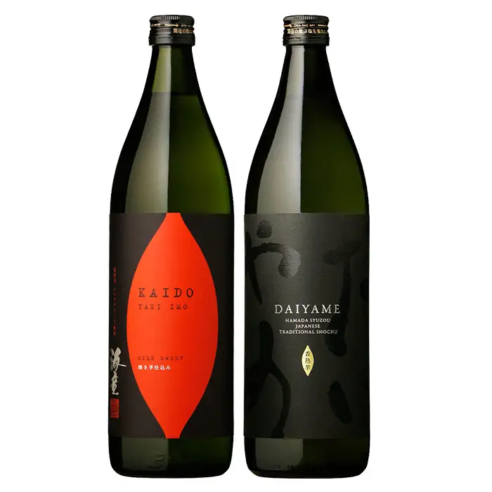 「だいやめ」900ml×1本・「海童 焼き芋」900ml×1本 計2本 25度 鹿児島 本格芋焼酎 飲み比べ【00-003-03】