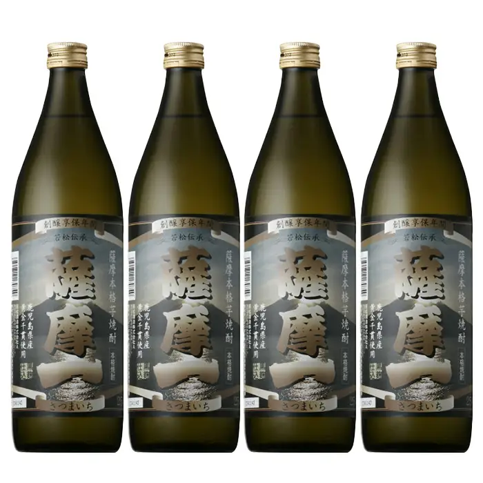 芋焼酎 「薩摩一 (さつまいち) 」900ml×4本  若松酒造 【00-003-10】