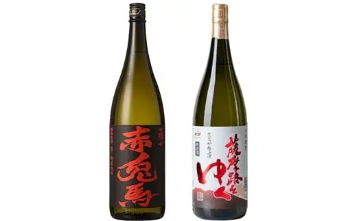 芋焼酎 「赤兎馬」 「薩摩路をゆく」 1800ml 各1本 一升瓶 2本セット 25度 鹿児島 本格芋焼酎 人気 水割り ロック 薩州 赤兎馬 焼酎 薩州 赤兎馬 【00-003-20】