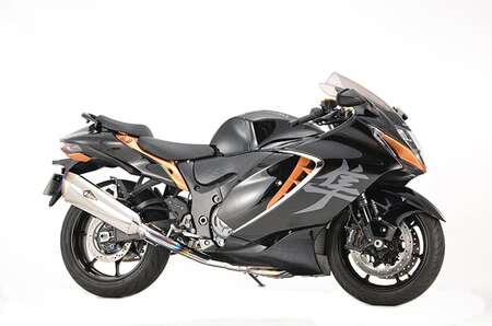 Hayabusa（’21〜） GT SPEC チタン フルエキゾースト ツイン チタンポリッシュ / バイク マフラー 部品 パーツ カスタム / 亀山市 / 株式会社アールズ・ギア [AMBI001]
