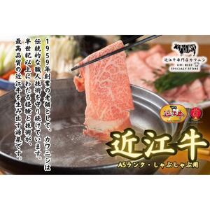 【A5ランク近江牛】しゃぶしゃぶ 特選！食べ比べセット（上ロース・肩ロース・赤身上モモ）900g