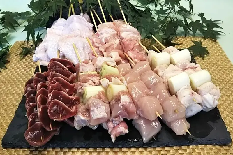 0011-38-02 静岡県産銘柄鶏 「富士の鶏」 焼きとりセット 6種 計25本