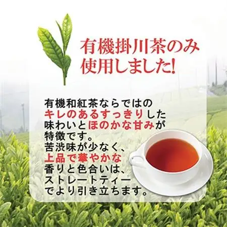掛川市産　有機和紅茶　20個×7袋　計140個【配送不可地域：離島・沖縄県】【1399768】