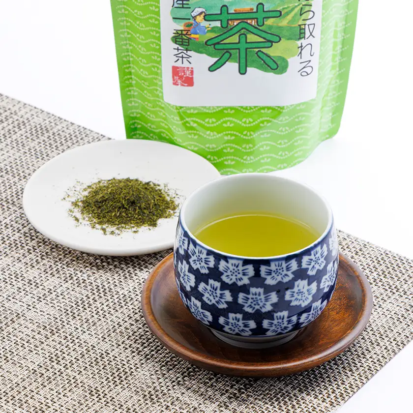 新芽の粉茶(深蒸し掛川茶)一番茶の新芽から摘み取られる香りの良い粉茶  200g×5袋 計1kg【配送不可地域：離島・沖縄県】【1661953】