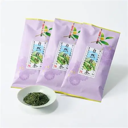 自然栽培茶(化学肥料・農薬未使用)深蒸し掛川茶100g×3袋【配送不可地域：離島・沖縄県】【1091798】
