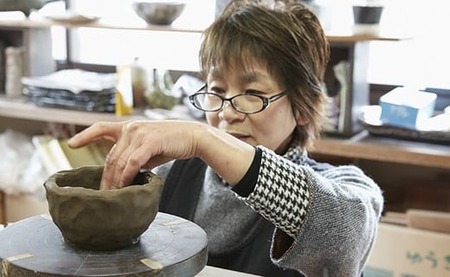 【 耳付楕円鉢 ×1枚 】 陶芸工房 季仙窯 ［ 陶芸 手びねり 手づくり 鉢 皿 料理 作品 岩手 陸前高田 ］RT638