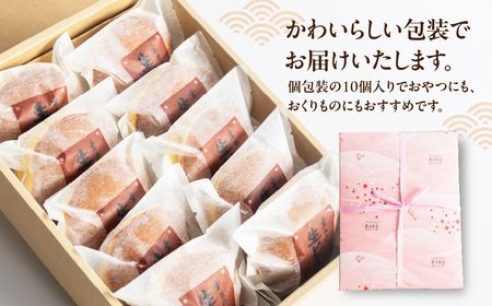 先行予約【2026年11月配送】（箱入り）幸月の生どら　10個（冷凍） どらやき 和菓子 生クリーム どら焼き ギフト 贈答 贈り物【100-2【11】】