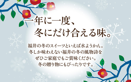 【先行予約】福井名物　久保田の水ようかん　小5枚【2026年11月上旬より順次発送】 [A-059002]  /  羊羹 羊羹