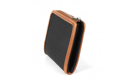 L型ファスナー財布（ブラック）UPCYCLE LAB G-124 SDGs リサイクル アップサイクル