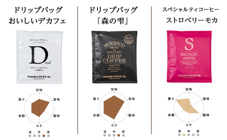 森彦 珈琲 ドリップバッグ3種飲み比べセット　各種２袋　合計６袋