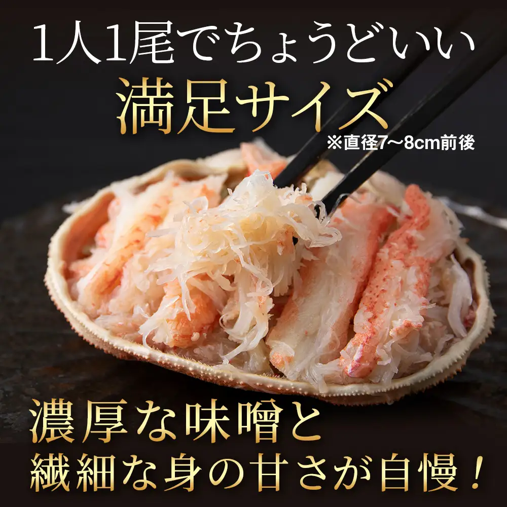 北海道産 オオズワイガニ甲羅盛×2個＜小田切水産＞ AM174
