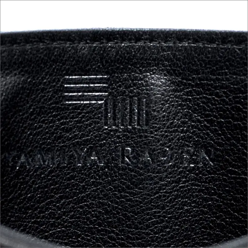 ＜TAMIYA RADEN/民谷螺鈿＞Sea shell Smart Wallet ver.2 ミッドナイトブルー　＊プレゼントパッケージ