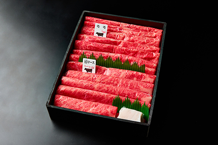 近江牛 赤身 肩ロース 食べ比べ すきやき 1kg 【FO42W】 すき焼き 【 近江牛 】 牛肉