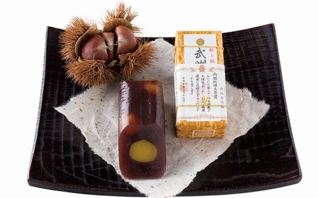 武州栗羊羹と普寛最中の詰合せ ご当地 菓子 銘菓 和菓子 栗 ようかん もなか セット 詰合せ お茶菓子 お茶請け 御菓子司せきね 食品 関東  F5K-537