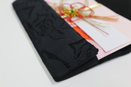 【ふじやま織】袱紗(バラ柄) 