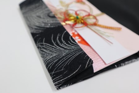 【ふじやま織】袱紗(クジャク柄) 