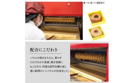 【ふるさと納税】＜ハード＞ごちそうバウム 1個 バームクーヘン バウムクーヘン しっかり スイーツ グルテンフリー 米粉菓子 佐川町産米粉使用 【着色料・香料 ・乳化剤・保存料・不使用】 地質学発祥の佐川町から直送！高知県【常温】まきのさんの道の駅佐川 オリジナル