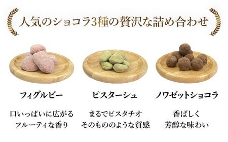 洋菓子マウンテン ショコラアソート (フィグルビー・ピスターシュ・ノワゼットショコラ・3種×各1個) ふるさと納税 福知山市 スイーツ 洋菓子 チョコレート ショコラ ショコラティエ 人気のショコラ 贅沢 3種 セット 詰合せ ギフト プレゼント 【fc-EA003】【ショコラナビ】