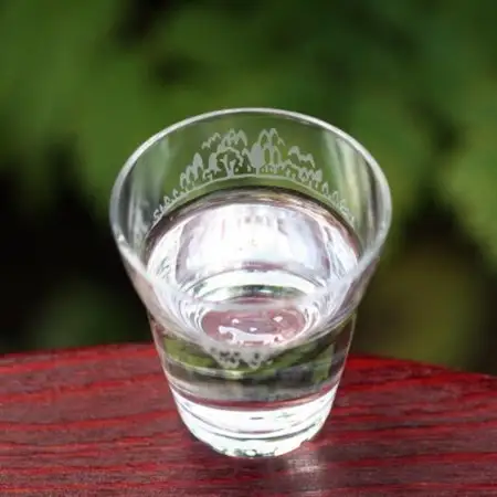 御射鹿池　彫刻グラス 「又玄」  1個        冷酒・ジュースグラス(小)_装飾品・工芸品     雑貨・日用品 グラス・カップ 食器 _【1542631】