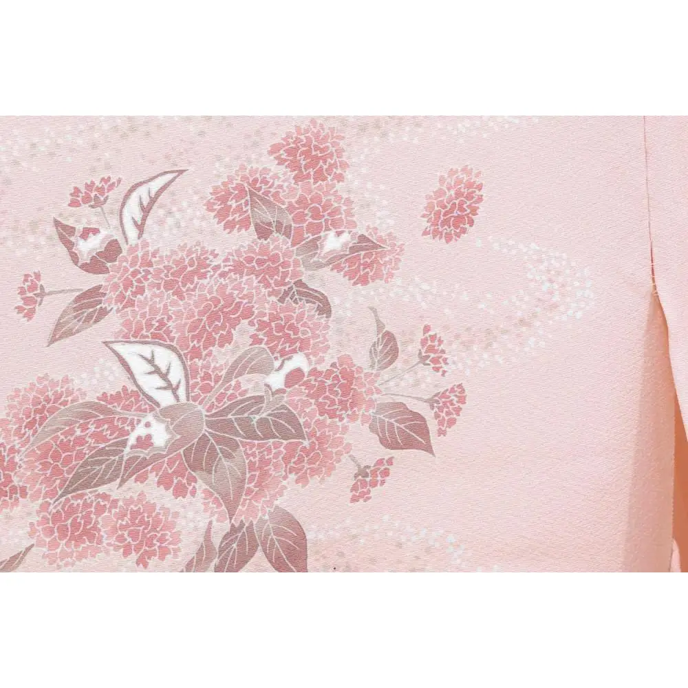 兼六園菊桜　手描加賀友禅染　訪問着「かすみ」