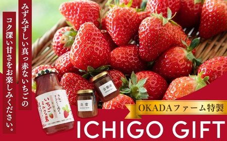 【 贈答用 】古都華 シリーズ ジャム 食べくらべ セット | ジャム いちご 古都華 贈答品 OKADAファーム 