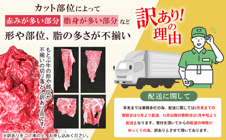 訳あり 牛肉 もとぶ牛切り落とし 1kg（500g×2P） 訳あり 牛肉
