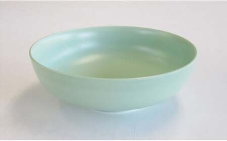 ARITA PORCELAIN LAB (アリタポーセリンラボ) パールグリーン 丸菓子鉢 有田焼 サラダボウル カレー皿 麺鉢 パステルカラー A23-6