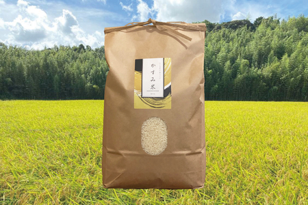 【茨城県共通返礼品・潮来市産】令和7年産米 栽培期間出来るだけ農薬を減らして作る「かすみ米」（コシヒカリ）精米5kg 【減農薬 こしひかり おいしい おこめ 安心 安全 健康】（KBE-107）