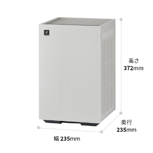 SHARP 空気清浄機 ホワイト　美品 加湿空気清浄機 ホワイト系 KI-RX75-W [適用畳数：34畳 /最大適用畳数
