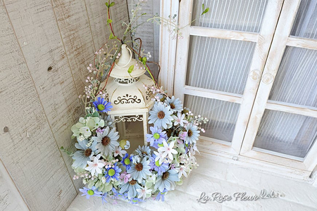 フラワーリース ドロップリース 1個 [La.Rose Fleur 山形県 高畠町 tk06ayt140039]