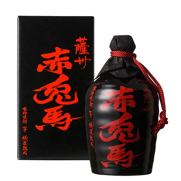 芋焼酎 「薩州 赤兎馬 徳利」 720ml 化粧箱入 鹿児島 濵田酒造 人気 の 本格芋焼酎 赤兎馬 を 徳利 化粧箱入 さらに おつまみ付 でお届け! ギフト 贈り物 にも 【00-023-04】