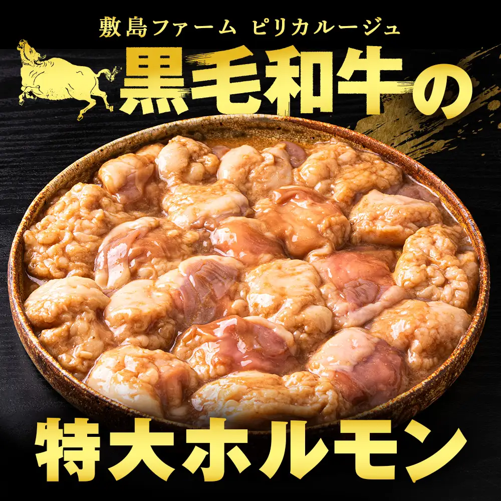 白老産黒毛和牛 味噌焼肉用MIXホルモン 2.4kg (400g×6パック)  7日営業日以内発送 CK012