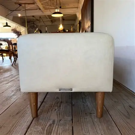 150 Bench(150ベンチ)ランド アイボリー BR鉛筆脚【SWOF】_雑貨・日用品 椅子・チェア・ソファ 家具・インテリア _【1539040】