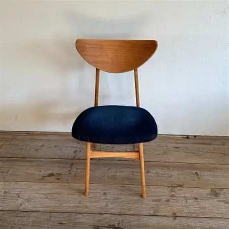Karl Dining Chair 児島デニム ミディアムブラウンフレーム【SWOF】_雑貨・日用品 椅子・チェア・ソファ 家具・インテリア _【1539048】