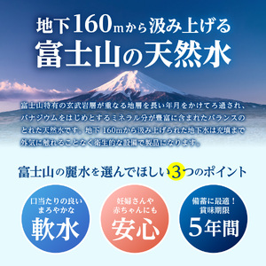 ミネラルウォーター 【12か月お届け】富士山の麗水 500ml 48本 定期便 