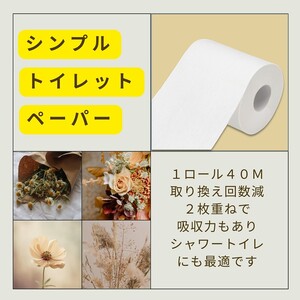 トイレットペーパー ベストナイン ダブル 72ロール (9R×8パック) (1ロール 40m) 地球にやさしい 再生紙100% 吸水性 シャワートイレにも 無地 省スペース 備蓄 防災 日用品 消耗品 生活応援 生活用品 富士市 【配送不可地域：沖縄本島・離島】 [sf068-019]