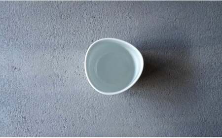 有田焼 白妙磁湯呑W【晩香窯・庄村久喜】食器 うつわ 器 湯呑 おしゃれ プレゼント モダン シンプル お茶 白 35000円 3.5万円 A35-543
