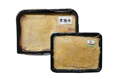 【味噌漬けセット】常陸牛味噌漬け350g・ローズポーク味噌漬け200g(茨城県共通返礼品) II-066