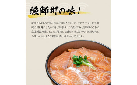 サーモンの醤油漬け丼 8袋セット 1パック60g 漬け丼 海鮮丼 サーモン丼 出汁茶漬け おかず おつまみ 惣菜 魚 魚介類 海鮮 個包装 小分け 真空パック 簡単【企業組合　宇佐もん工房】 [BQAB057]