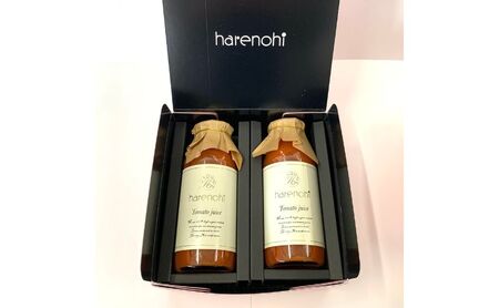 ハレノヒトマト トマトジュース170ml 2本セット [ トマト100％ 無塩 ミニトマト とまと 野菜 フルーツトマト 化粧箱 ] 果汁飲料 野菜飲料 