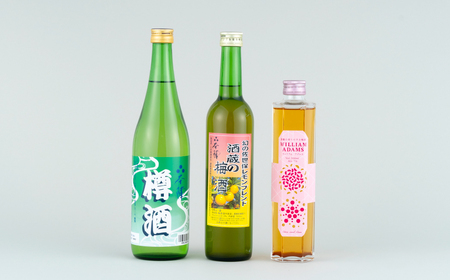 香りを楽しむ樽酒とリキュールのセット