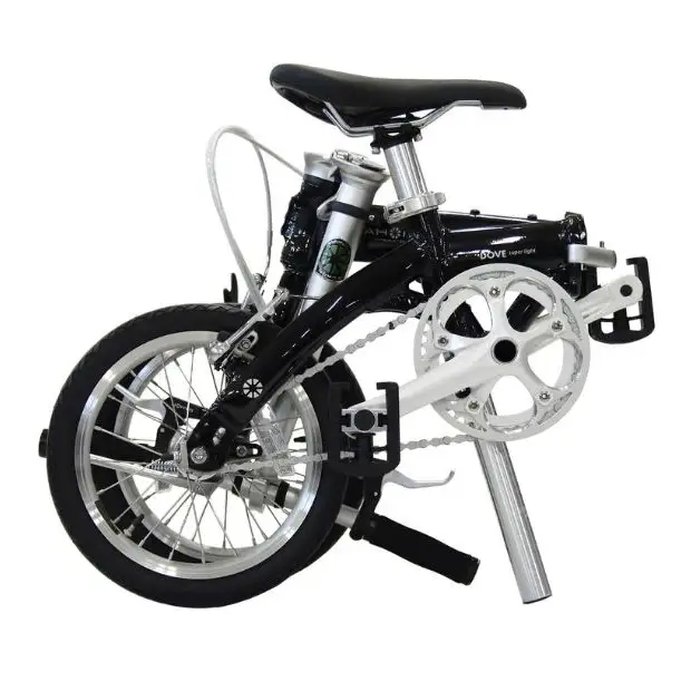 DAHON 折りたたみ自転車 Dove Super Light 14インチ 超軽量 コンパクト シングルギア Vブレーキ Coal Black（コールブラック） 通勤 通学 収納 │武田産業 人気返礼品 ダホン フォールディングバイク ダブスーパーライト 三重県 四日市市 ふるさと納税