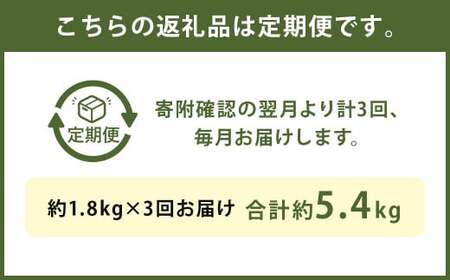 【3ヶ月定期便】くまもと黒毛和牛サーロインステーキブロック 約1.8kg 計約5.4kg ステーキ 肉