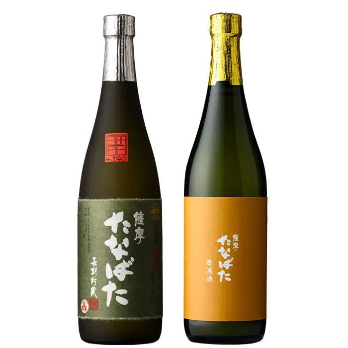 芋焼酎 「古酒たなばた」 「たなばた無濾過」 720ml 各1本 四合瓶 2本セット 25度 鹿児島 田崎酒造 こだわり の 本格芋焼酎 飲み比べ! ギフト セット 古酒 無濾過 特約店限定 【00-023-09】