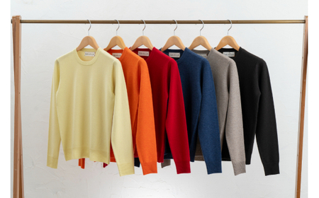 カシミヤ ニット セーター度詰 カシミヤ （L.イエロー）女性用サイズ:M(38)≪白田のカシミヤ≫ 