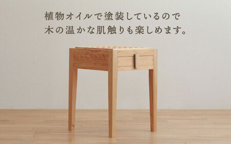 対馬ヒノキ オセロ椅子 【家具製作所kiiro】チェア 椅子 イス 木製 家具  [WAL017]