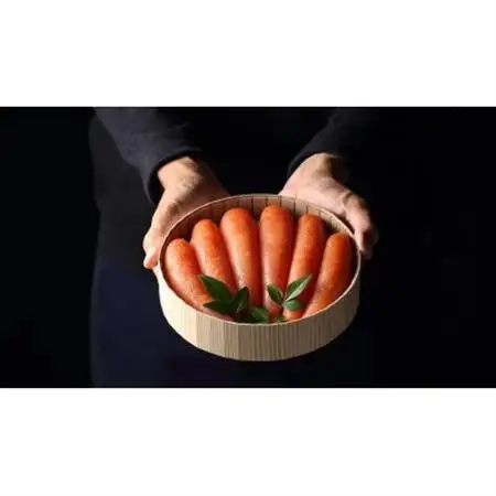 かねふく【無着色】樽入り辛子明太子 450g(大牟田市)_魚介・海産物 明太子  めんたいこ_【配送不可地域：離島】【1523375】