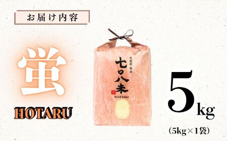 米 【5kg】 令和7年産 コシヒカリ 長野県産【708米 蛍】7-35